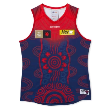 Melbourne Demons 2023 Mens Season 8 AFLW Indigenous Guernsey