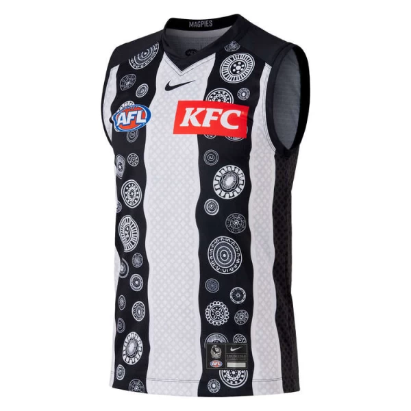 Collingwood Magpies 2023 Mens Indigenous Guernsey