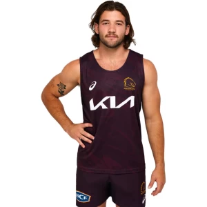 Brisbane Broncos 2023 Mens Training Singlet