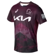 Brisbane Broncos 2024 Mens Maroon Training Tee