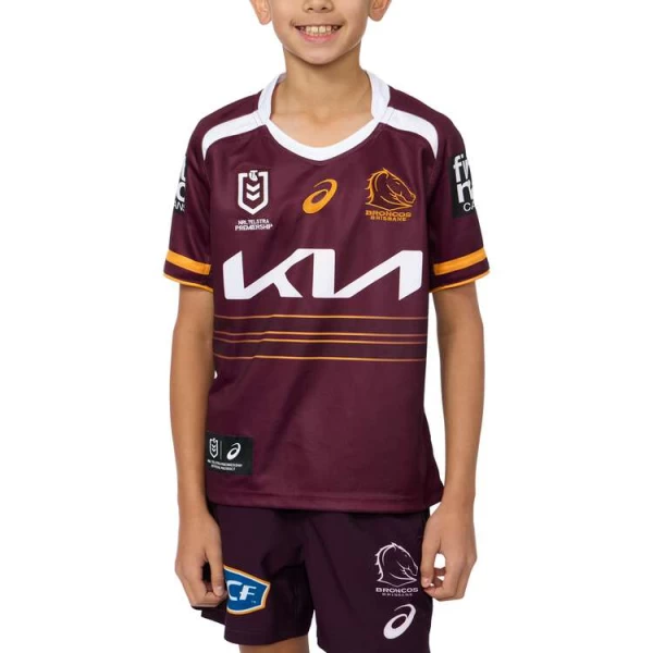 Brisbane Broncos 2025 Kids Home Jersey