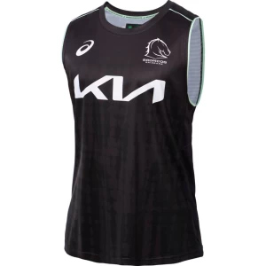 Brisbane Broncos 2025 Mens Training Singlet