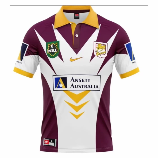 Brisbane Broncos Mens 1998 Retro Jersey