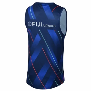 Fiji Drua 2025 Men's Blue Training Singlet