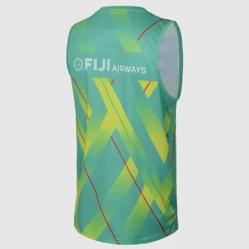 Fiji Drua 2025 Men's Green Training Singlet