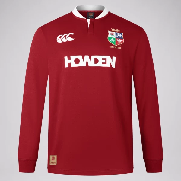 CCC British And Irish Lions 2025 Long Sleeve Red Jersey