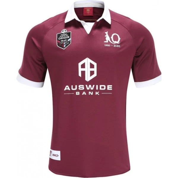 QLD Maroons 2020 Men's Home Jersey