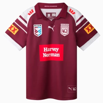 Harvey Norman QLD Maroons 2025 Men's Home Jersey