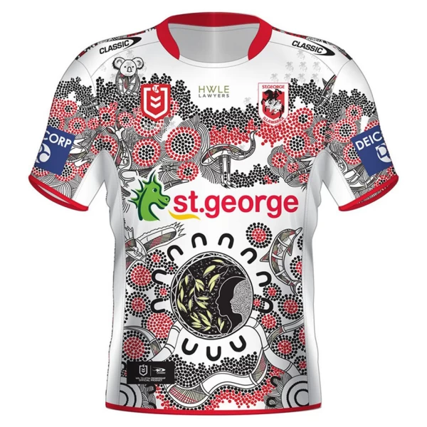 St George Illawarra Dragons 2021 Men's Indigenous Jersey