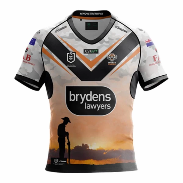 Wests Tigers 2023 Mens ANZAC Jersey