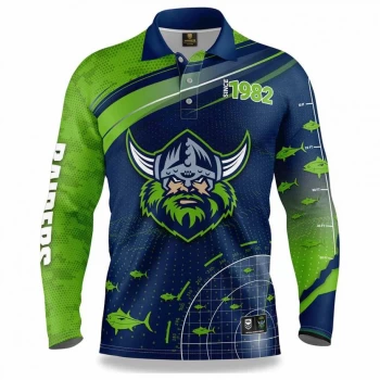 Canberra Raiders 2022 Men's Fishfinder Fishing Shirt